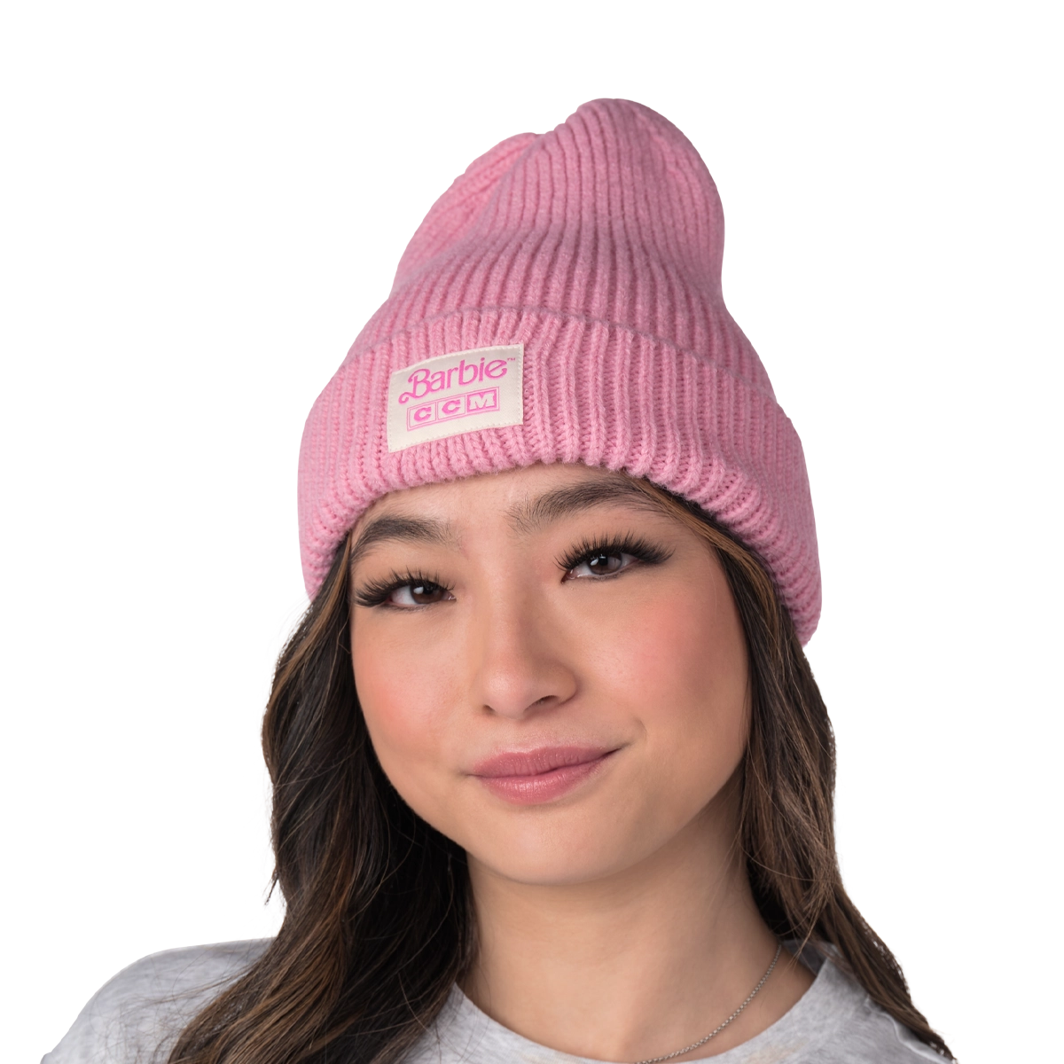 CCM Barbie Cuffed Beanie - Pink