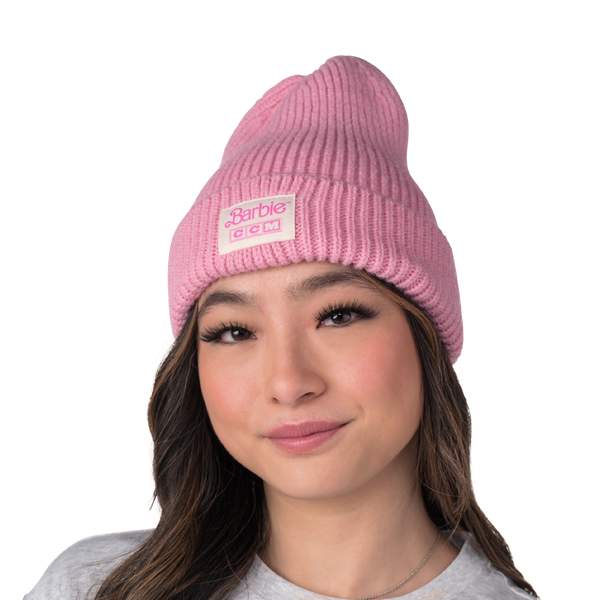 central cee pink fur beanie ピンク ファー ビーニー CCM Barbie Cuffed Beanie - Pink | Jerry's Hockey