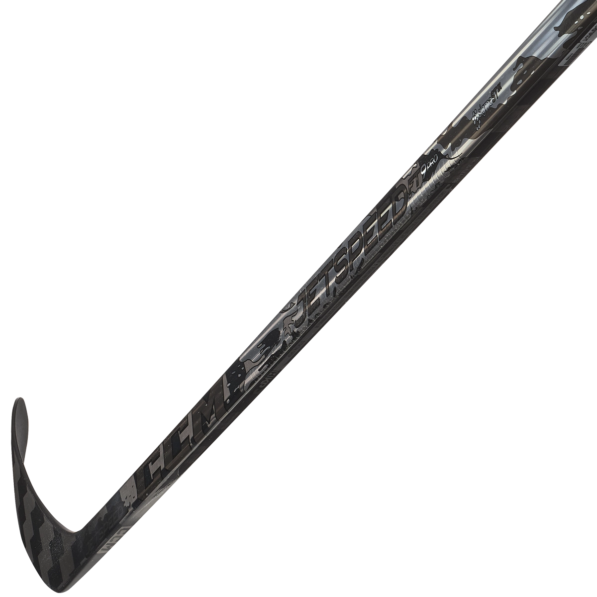 CCM JetSpeed FT9 Pro One Piece Stick - CHARCOAL - Youth