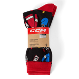 CCM Hockey Days Athletic Sock - Adult - Black