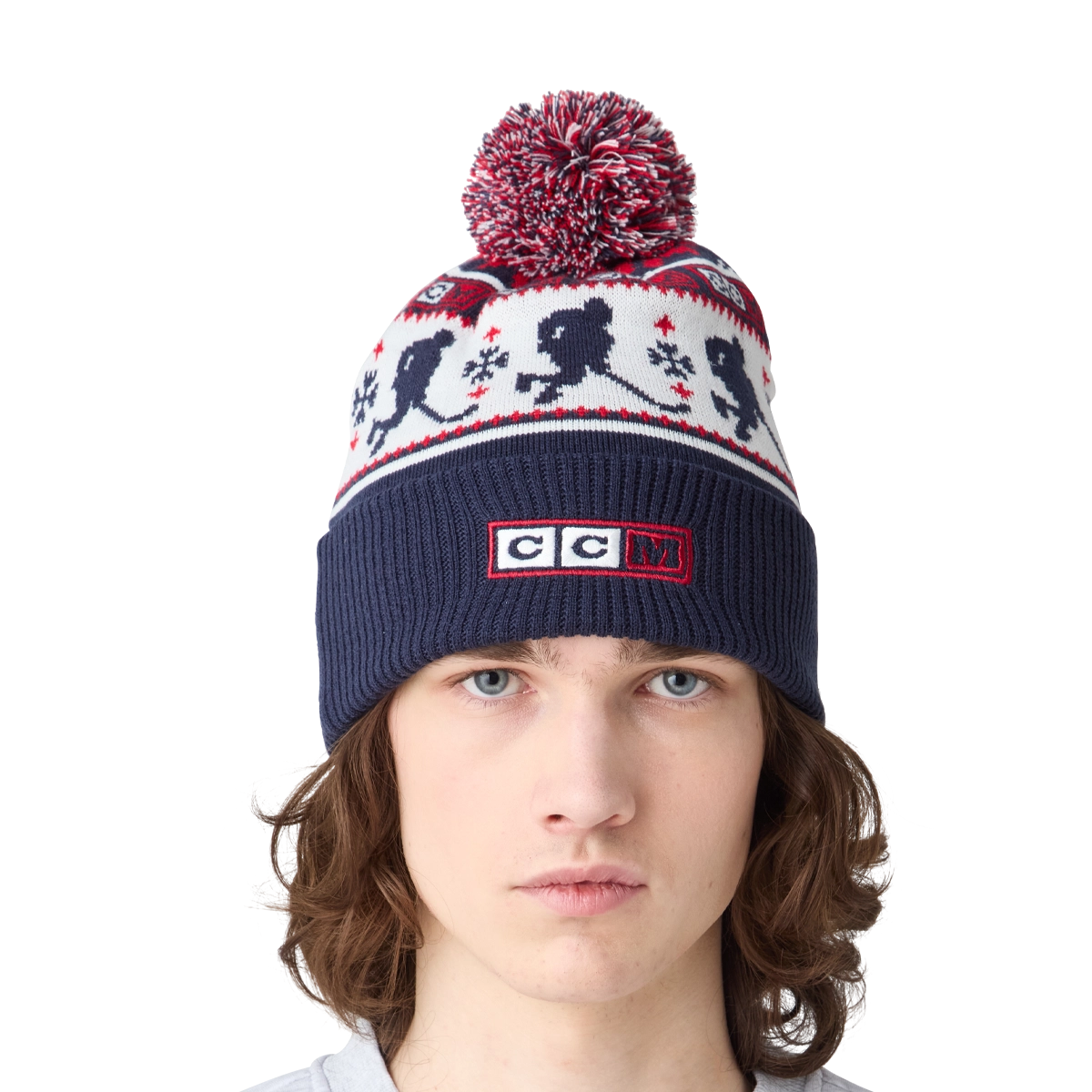 CCM Hockey Days Pom Knit - Navy