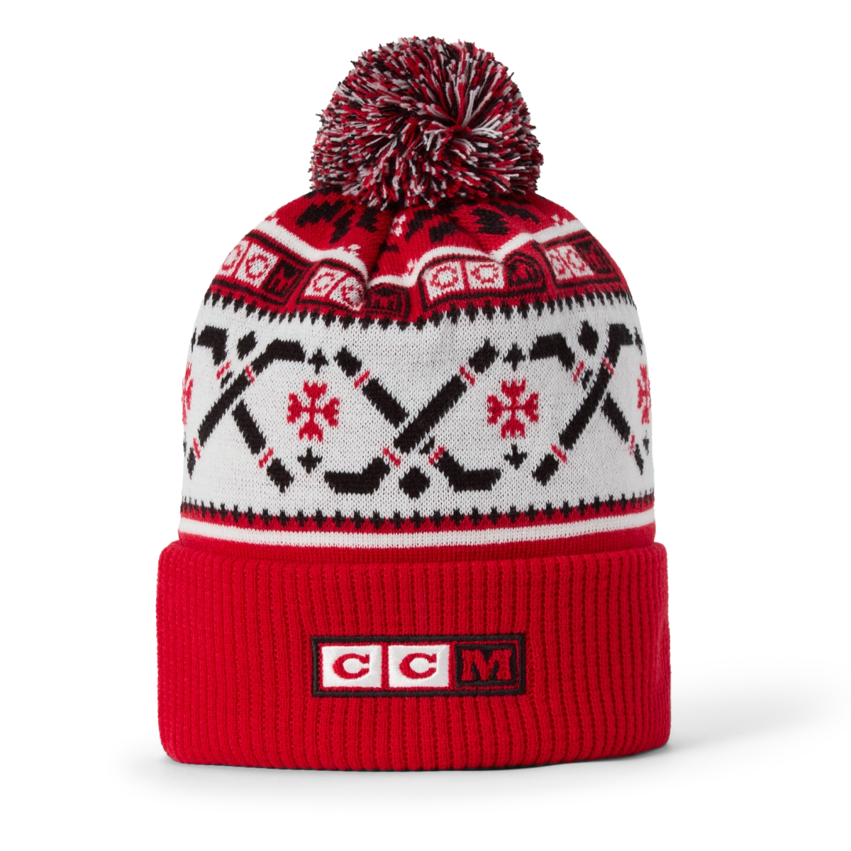 CCM Hockey Days Pom Knit - Red