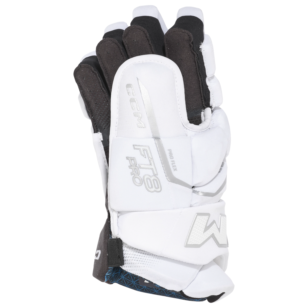 CCM JetSpeed FT8 Pro Hockey Glove - WHITE - Senior