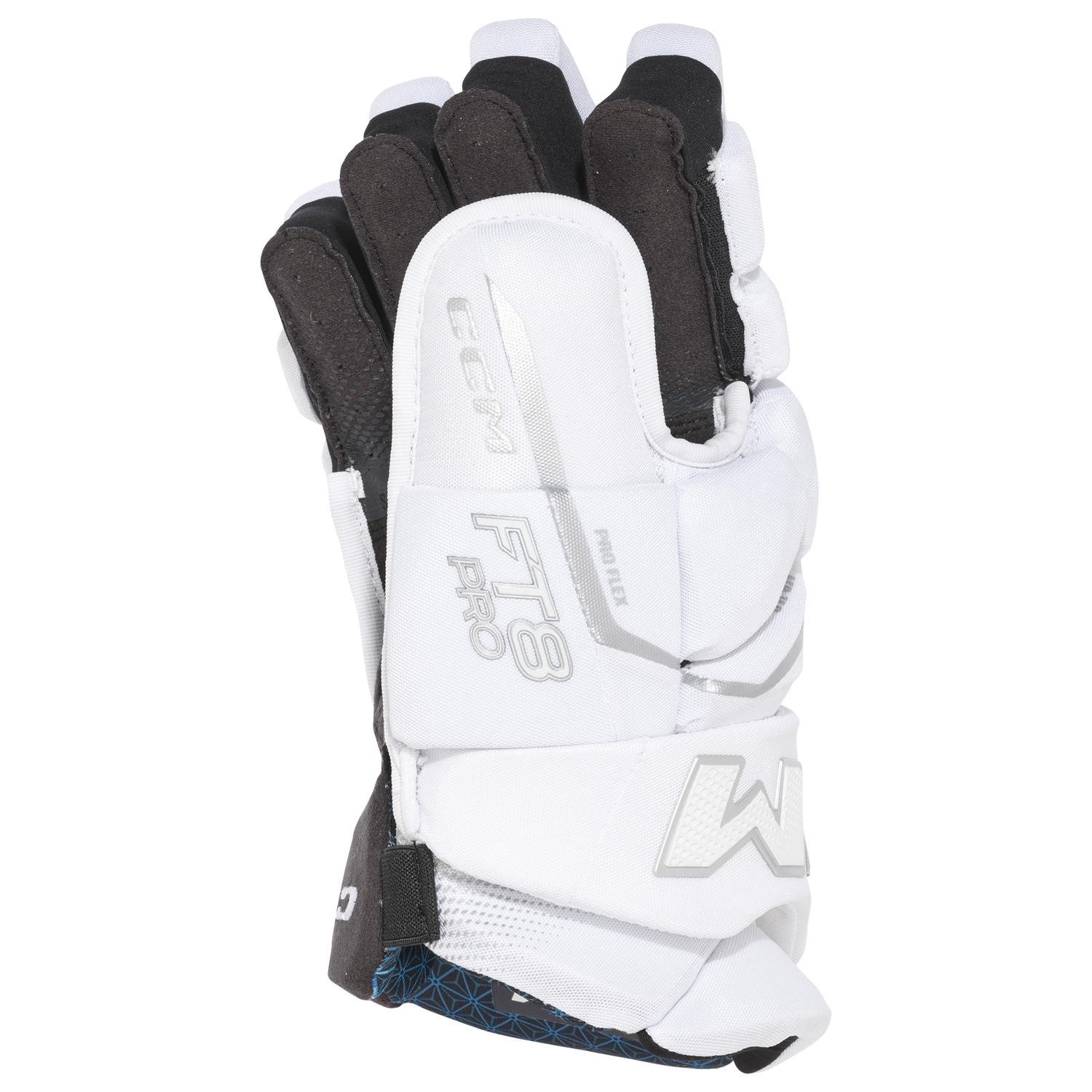 CCM JetSpeed FT8 Pro Hockey Glove - WHITE - Senior