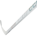 CCM Tacks XF Ghost One Piece Stick - WHITE - Senior