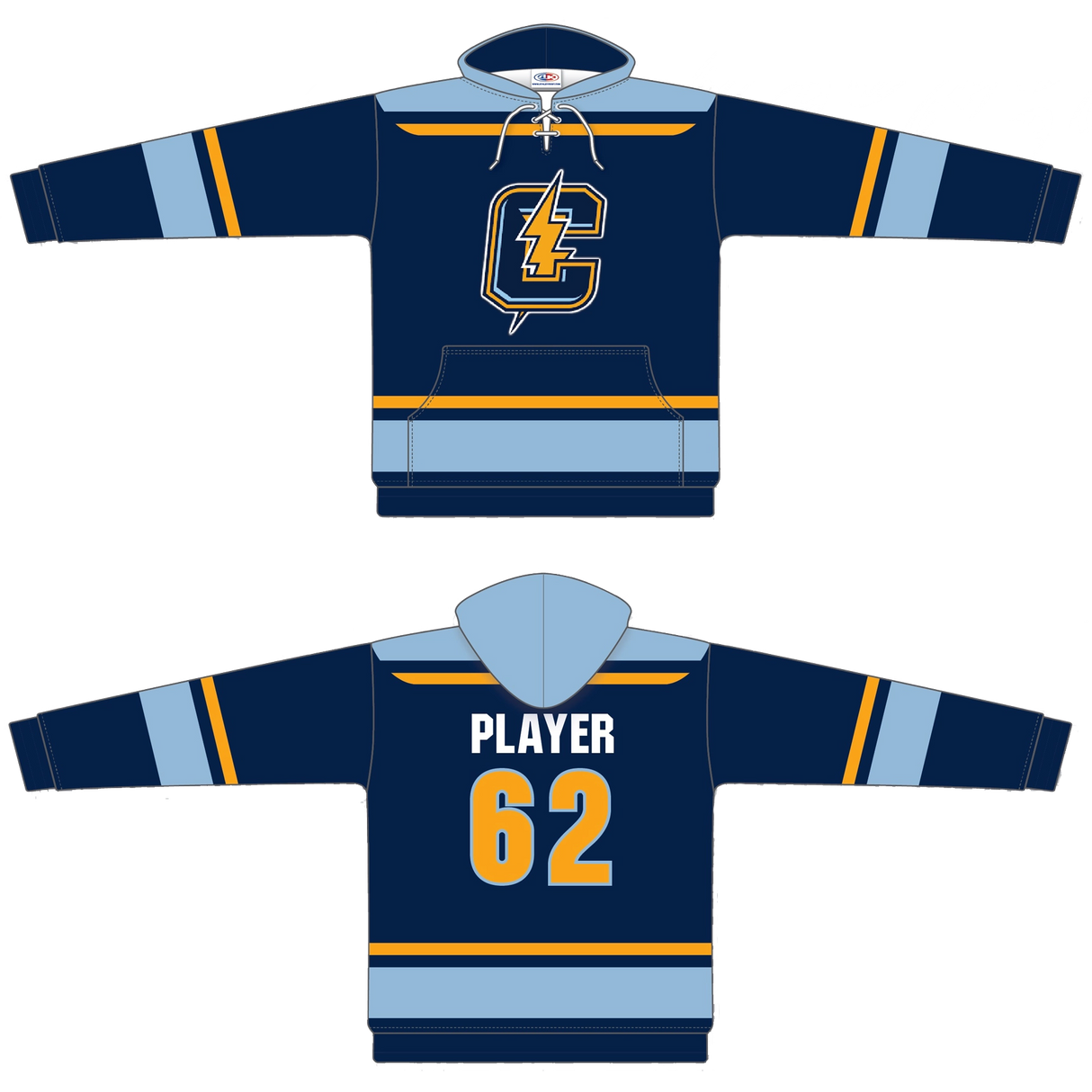 Chargers - AK Sublimated Hoodie