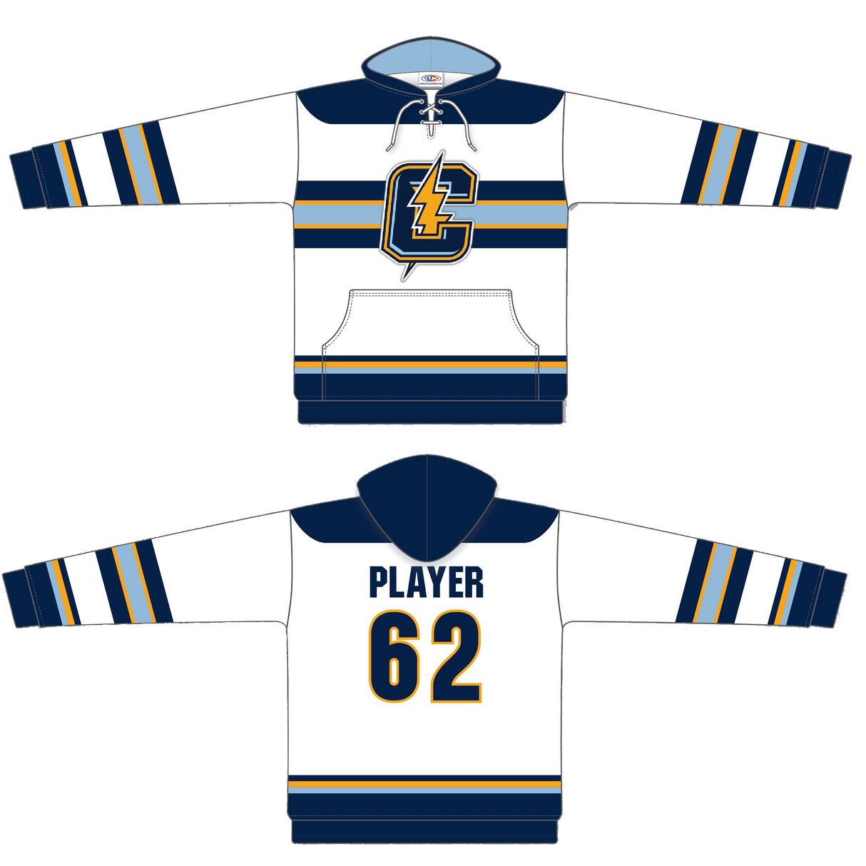 Chargers - AK Sublimated Hoodie