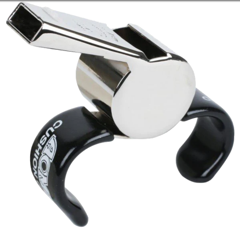 ACME Thunderer Finger Grip Ref Whistle