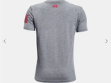 Under Armour UA Freedom PTH Tee - Steel/Red - Youth