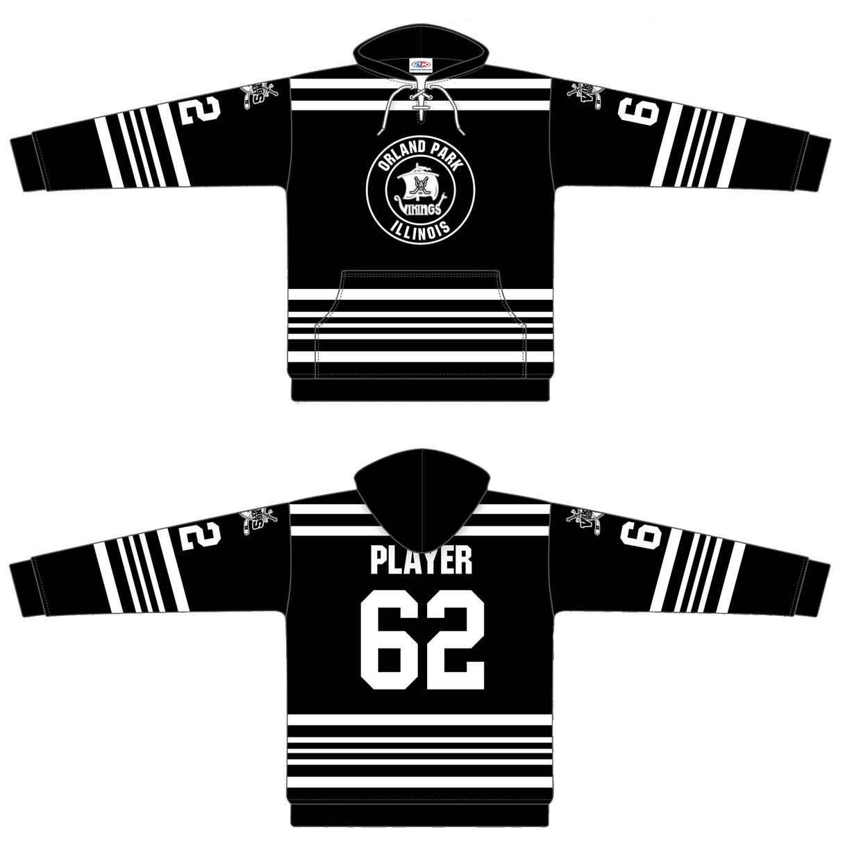 Vikings - AK Sublimated Hoodie