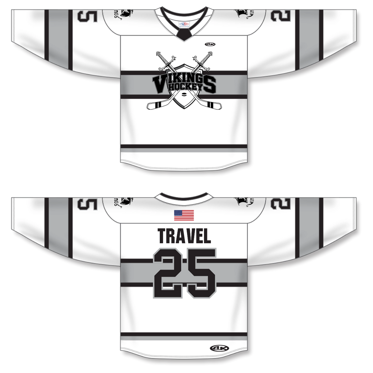Vikings - Sublimated Travel Game Jersey - White
