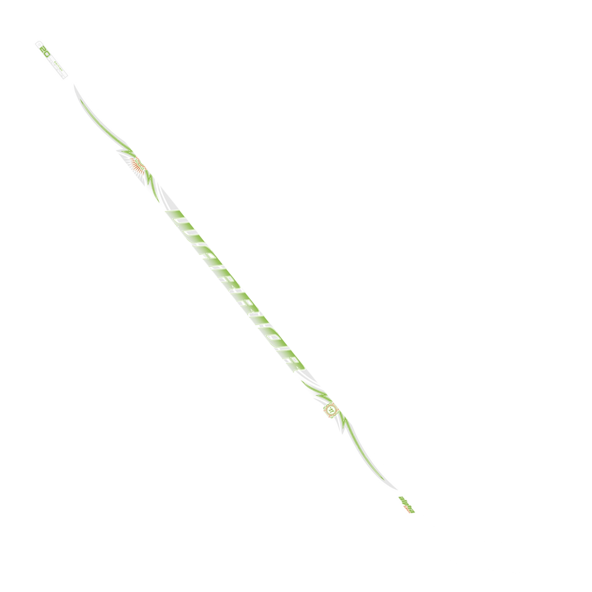 Warrior Alpha Deluxe Pro One Piece Stick - WHITE - Junior - 50 Flex