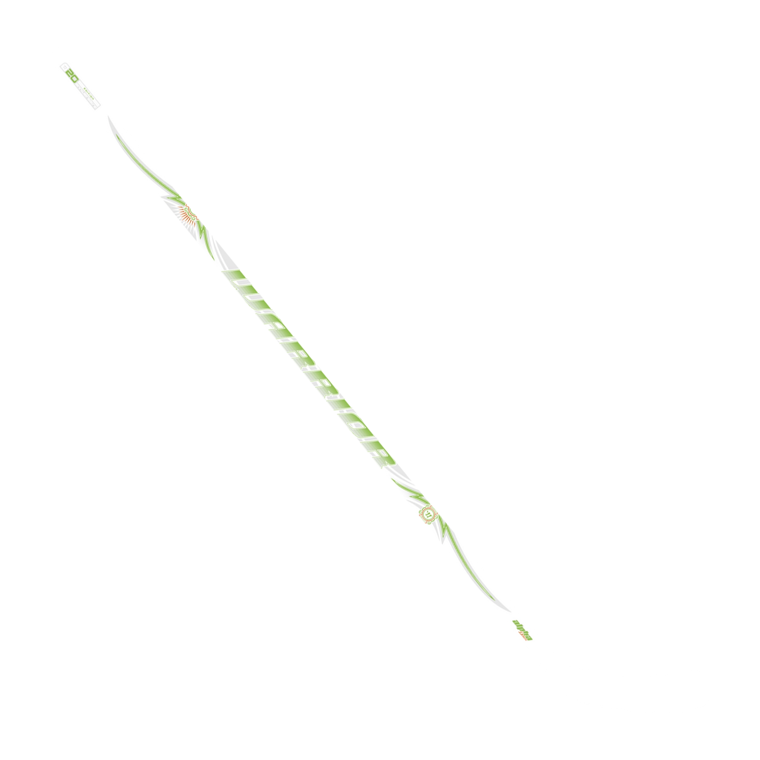 Warrior Alpha Deluxe Pro One Piece Stick - WHITE - Senior