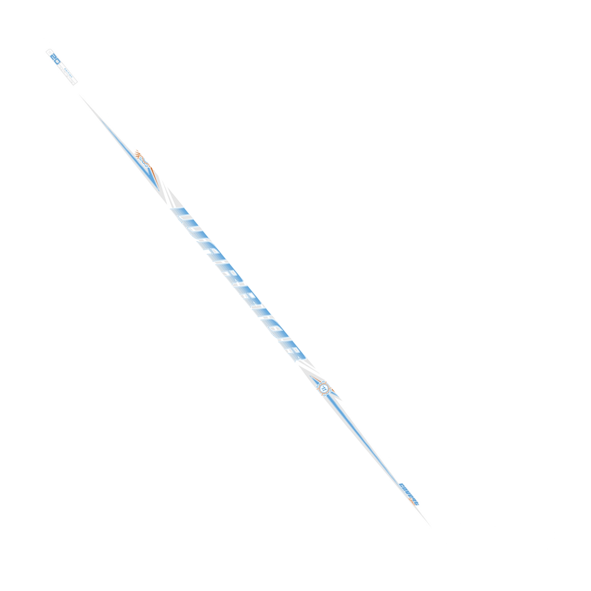 Warrior Covert Deluxe Pro One Piece Stick - WHITE - Junior - 50 Flex