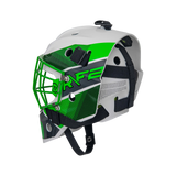 Warrior R/F2 E Certified Goal Helmet - Youth - Neon Green