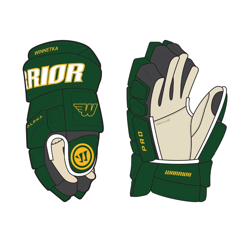 Winnetka Warriors - Warrior Alpha Pro Custom Glove - Junior